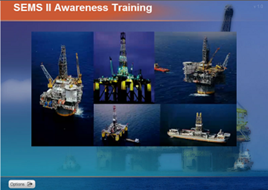 Picture of SEMS II Awareness Training for Offshore Oilfield Employees