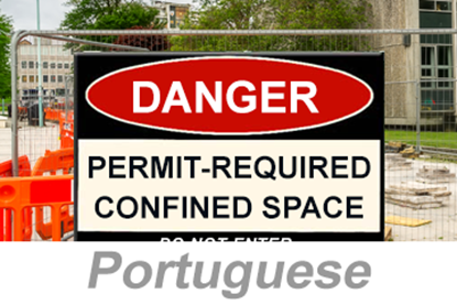 Picture of Confined Spaces: Permit-Required (Portuguese)
